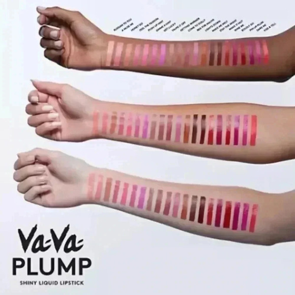 Buxom Va-Va-Plump Shiny Liquid Lipstick Lip Gloss~ Gimme A Hint ~Full Size NIB - Picture 3 of 9